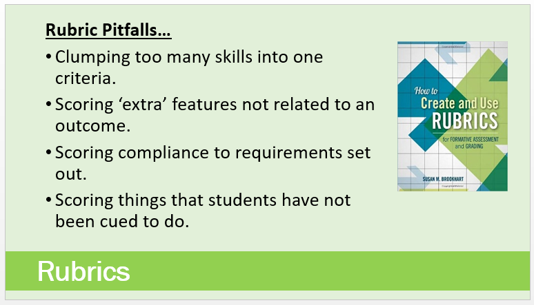 Rubric Pitfalls